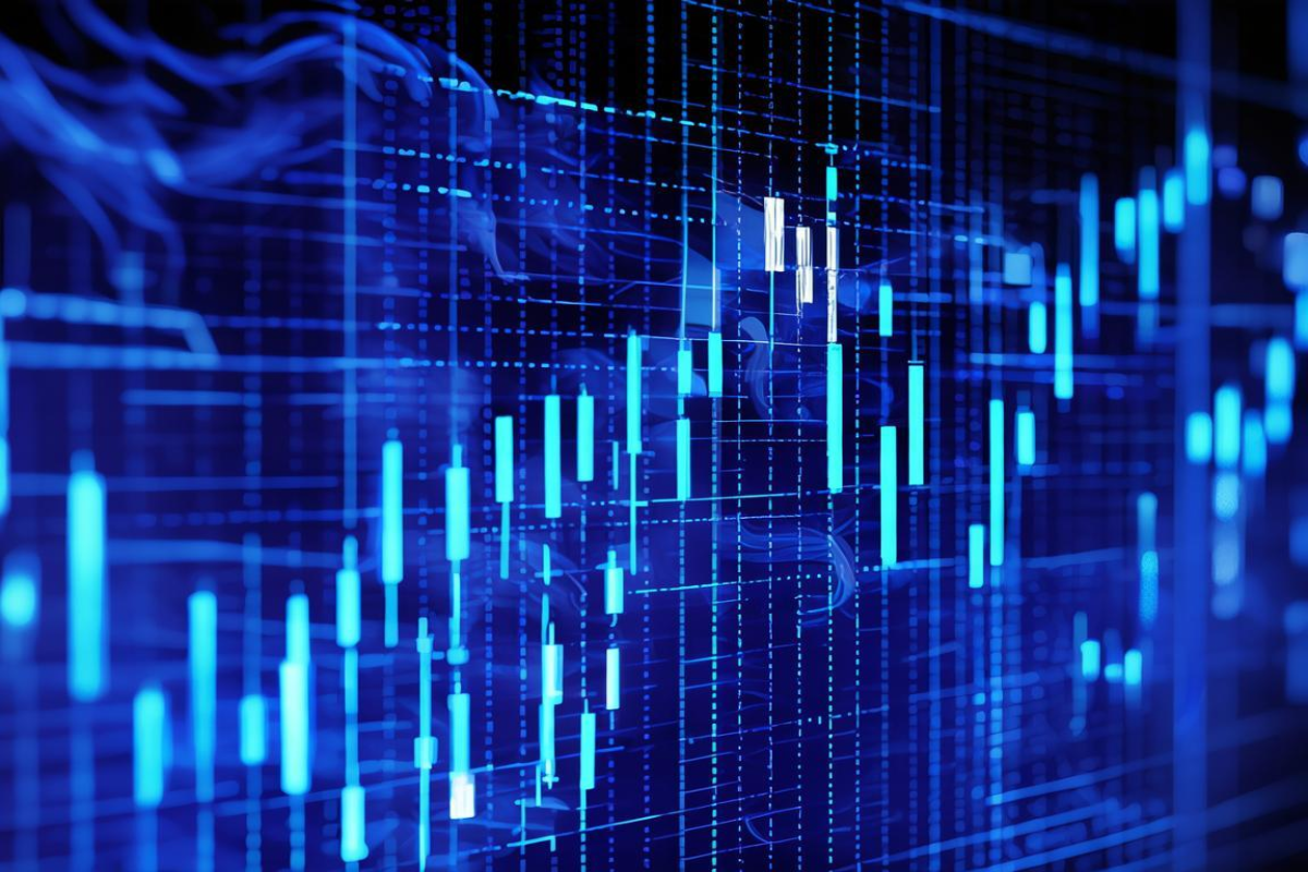 Stock market background